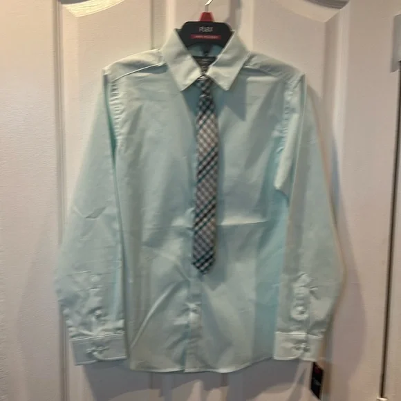 Van Heusen | Shirts & Tops | Van Heusen Boys 12 Mint Green Dress Shirt |  Poshmark